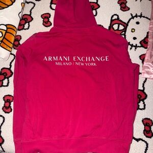 Armani Exchange Vibrant Red Sweatshirt